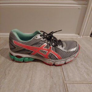 Asics Gel Flux 2 Running Jogging Gray Shoes Sz 9.5